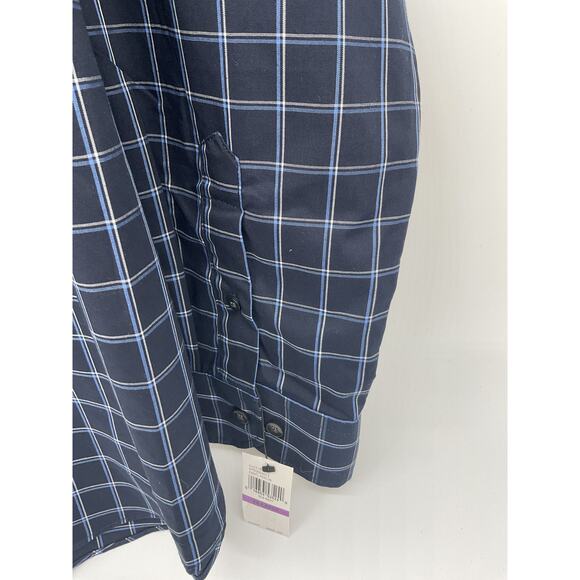 Van Heusen Men’s Never Tuck Button-Down Shirt XXL Long Sleeve - Picture 3 of 6